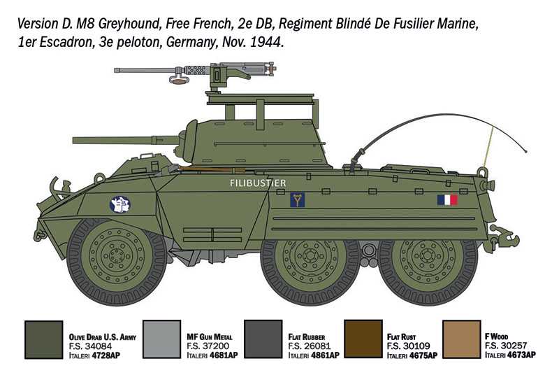 M8 Greyhound / M20 (1:72)