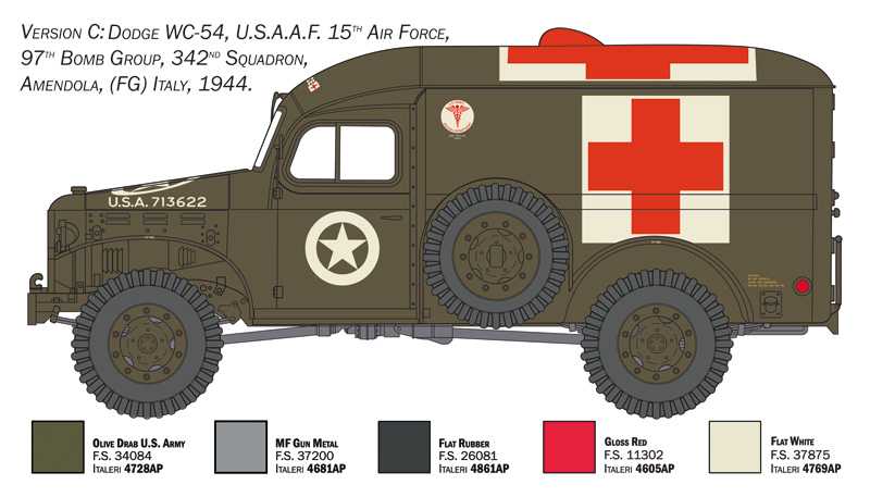 Dodge WC54 Ambulance (Italeri 1:35)