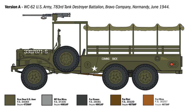 Dodge WC62 1 1/2t 6x6 Truck (1:35)
