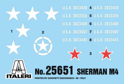 M4 Sherman 75mm (Italeri 1:56)