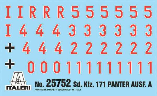Sd. Kfz. 171 Panther Ausf. A (Italeri 1:56)