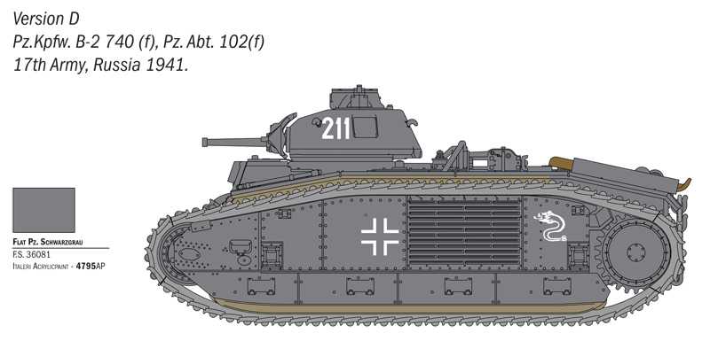 Char B1 Bis (Italeri 1:56)