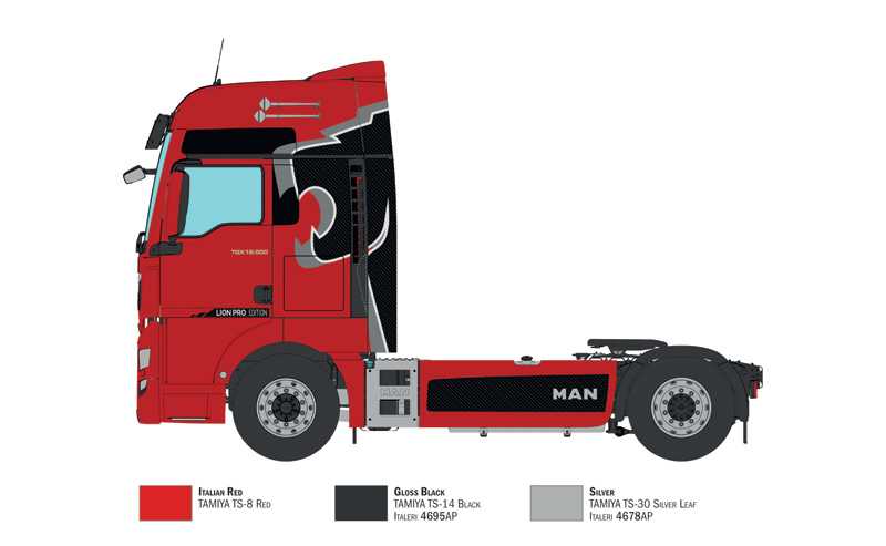 MAN TGX XXL D38 (Italeri 1:24)