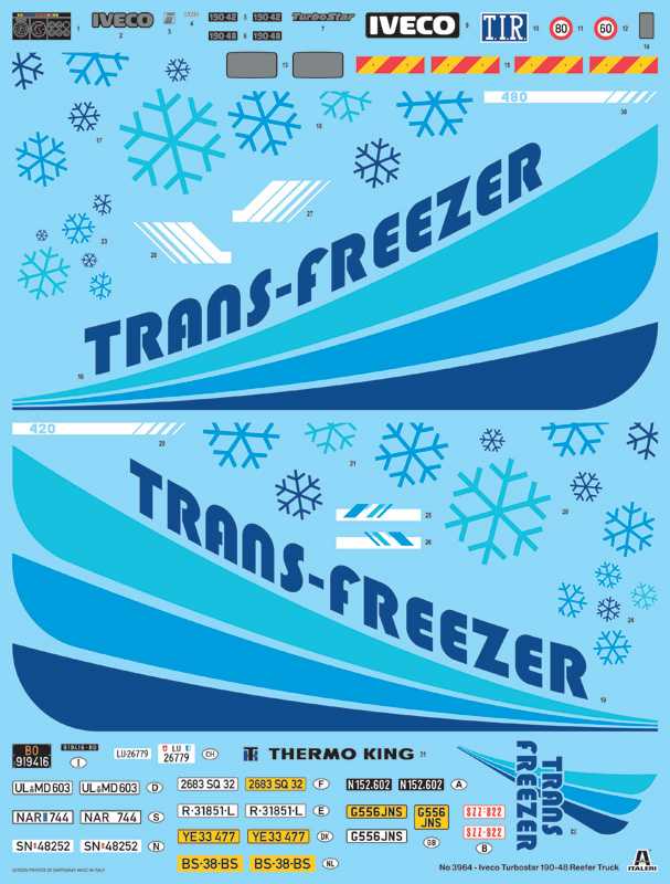 Iveco Turbostar 198.48 Special Reefer Truck (1:24)
