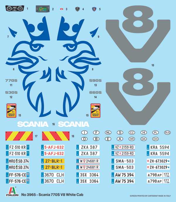 Scania S770 V8 "White Cab" (Italeri 1:24)