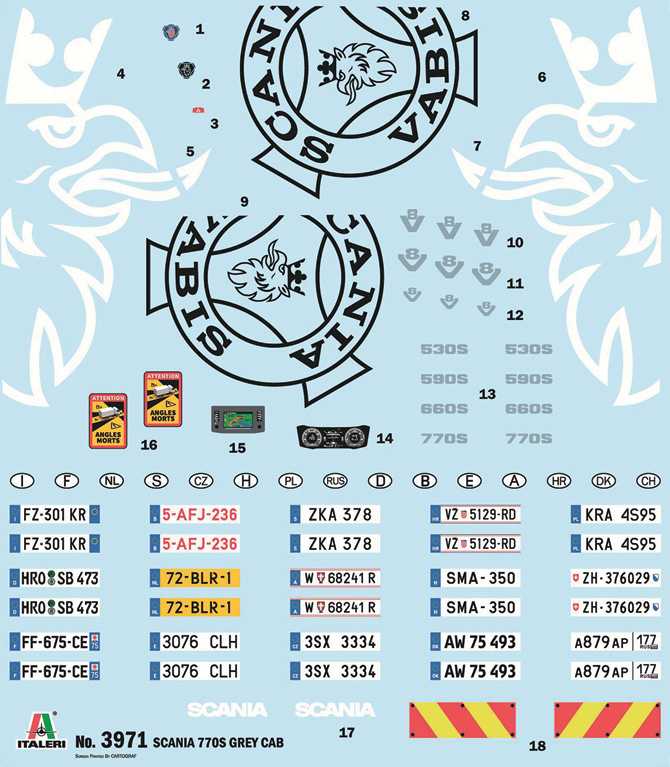 Scania S770 4x2 Normal Roof "Grey Cab" (1:24)