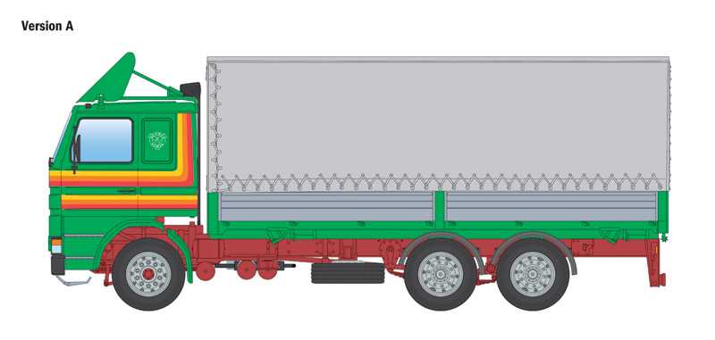 Scania 142H 6x2 Canvas (Italeri 1:24)