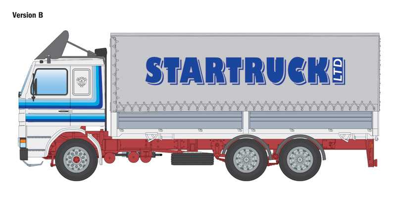 Scania 142H 6x2 Canvas (Italeri 1:24)