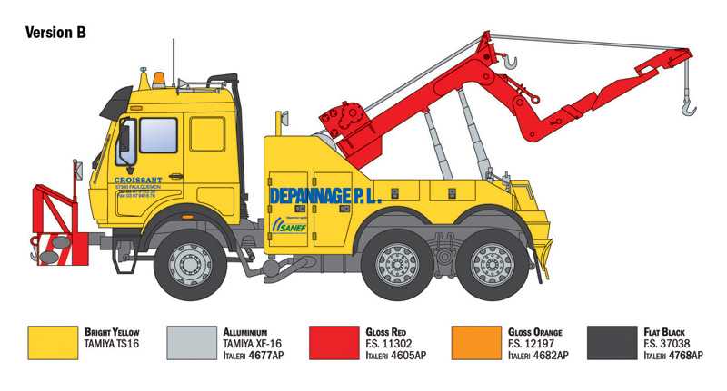 Mercedes-Benz wrecker truck (1:24)