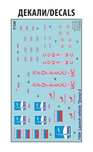 Soyuz Rocket (Zvezda 1:144)