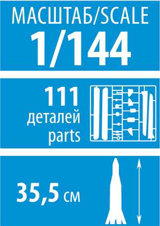Soyuz Rocket (Zvezda 1:144)