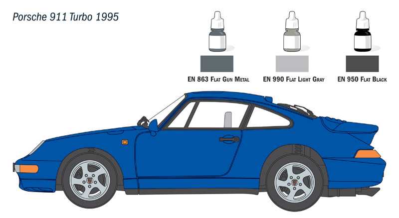 Set Porsche 911 (Italeri 1:24)