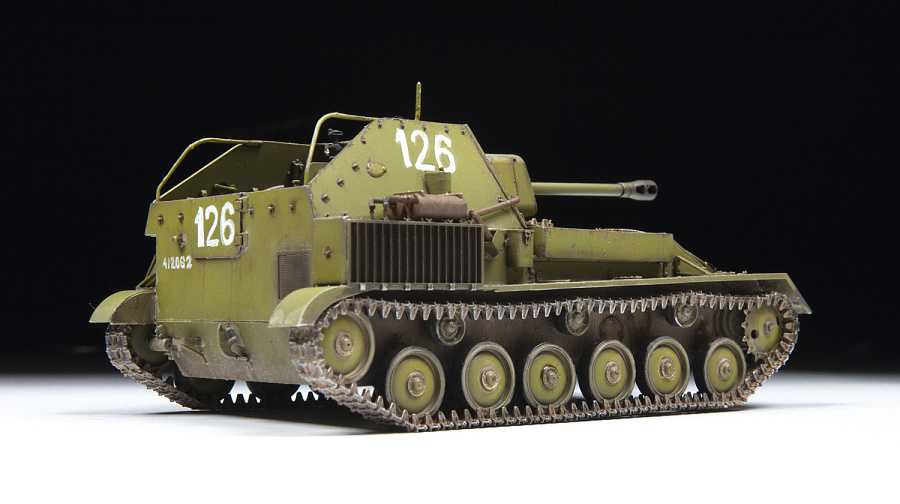 Su-76 Soviet self propelled gun (Zvezda 1:35)