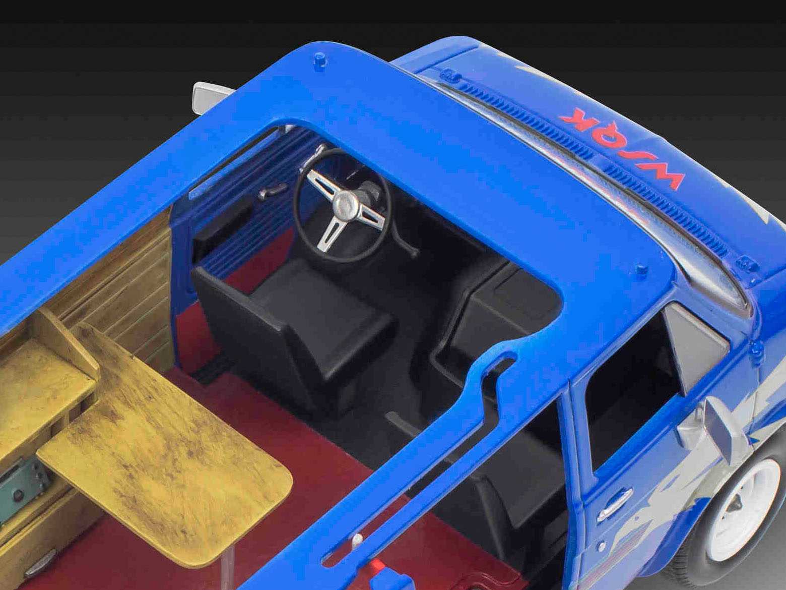 Set STRANGER THINGS auto 67732 - GMC® WSQK Squawk Van (1:25)