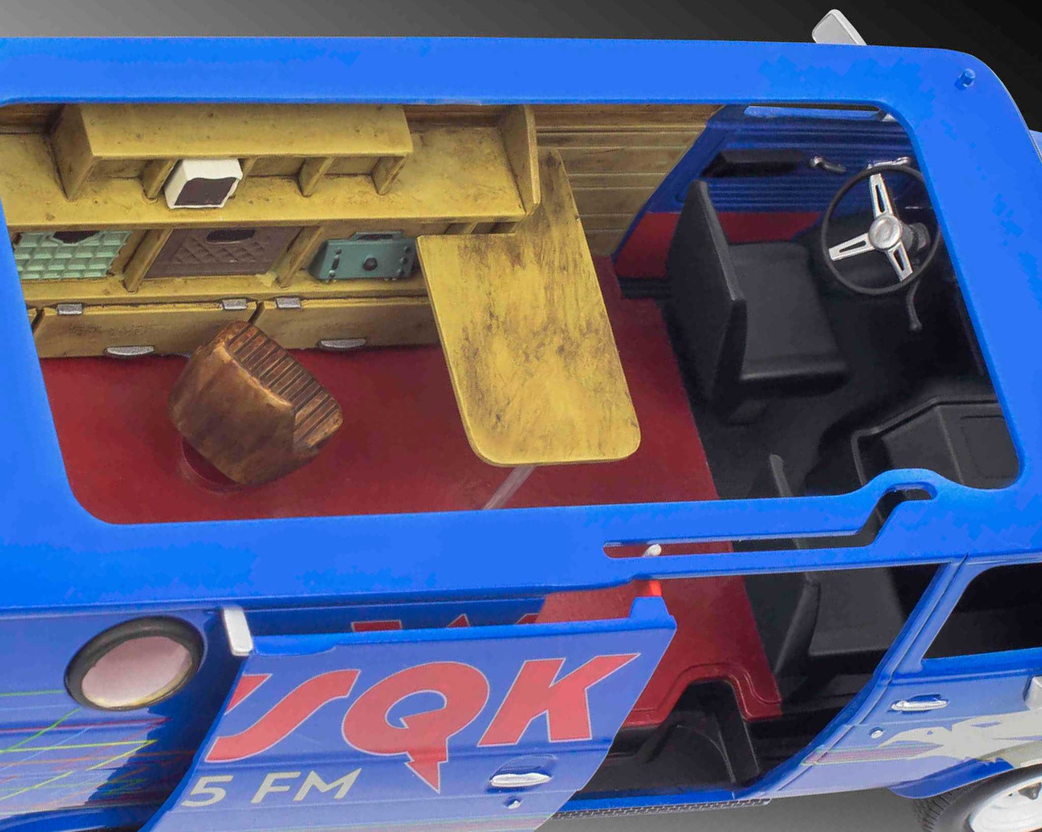 Set STRANGER THINGS auto 67732 - GMC® WSQK Squawk Van (1:25)