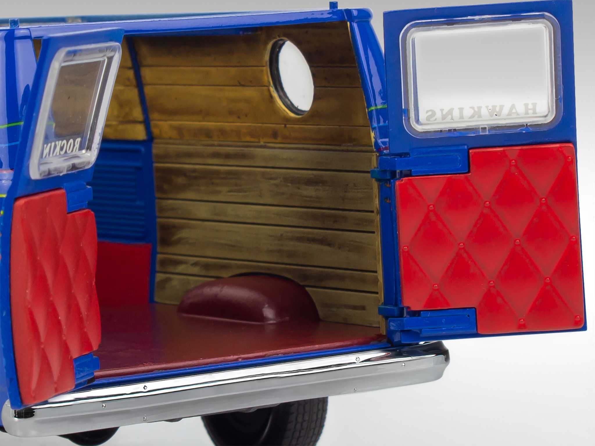 Set STRANGER THINGS auto 67732 - GMC® WSQK Squawk Van (1:25)