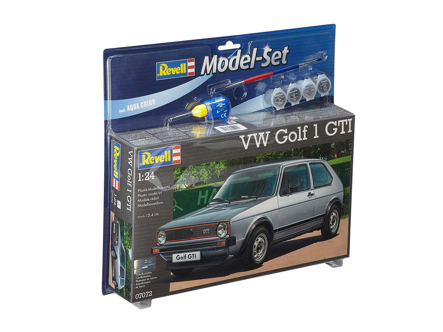 1/24 Plastikový model Set - auto 67072 - VW Golf 1 GTI