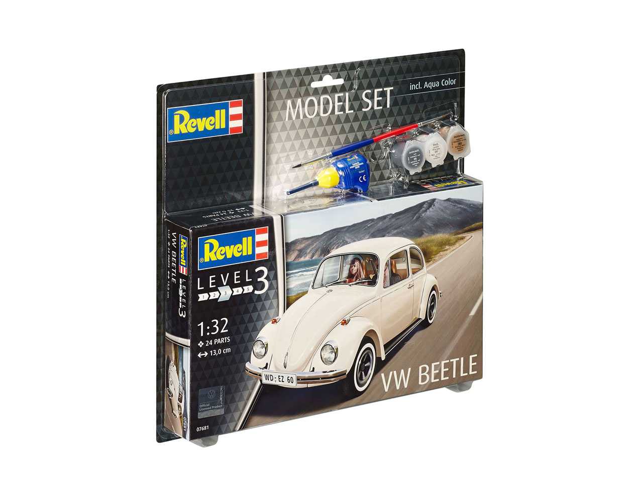 1/32 Plastikový model - Set auto 67681 - VW Beetle