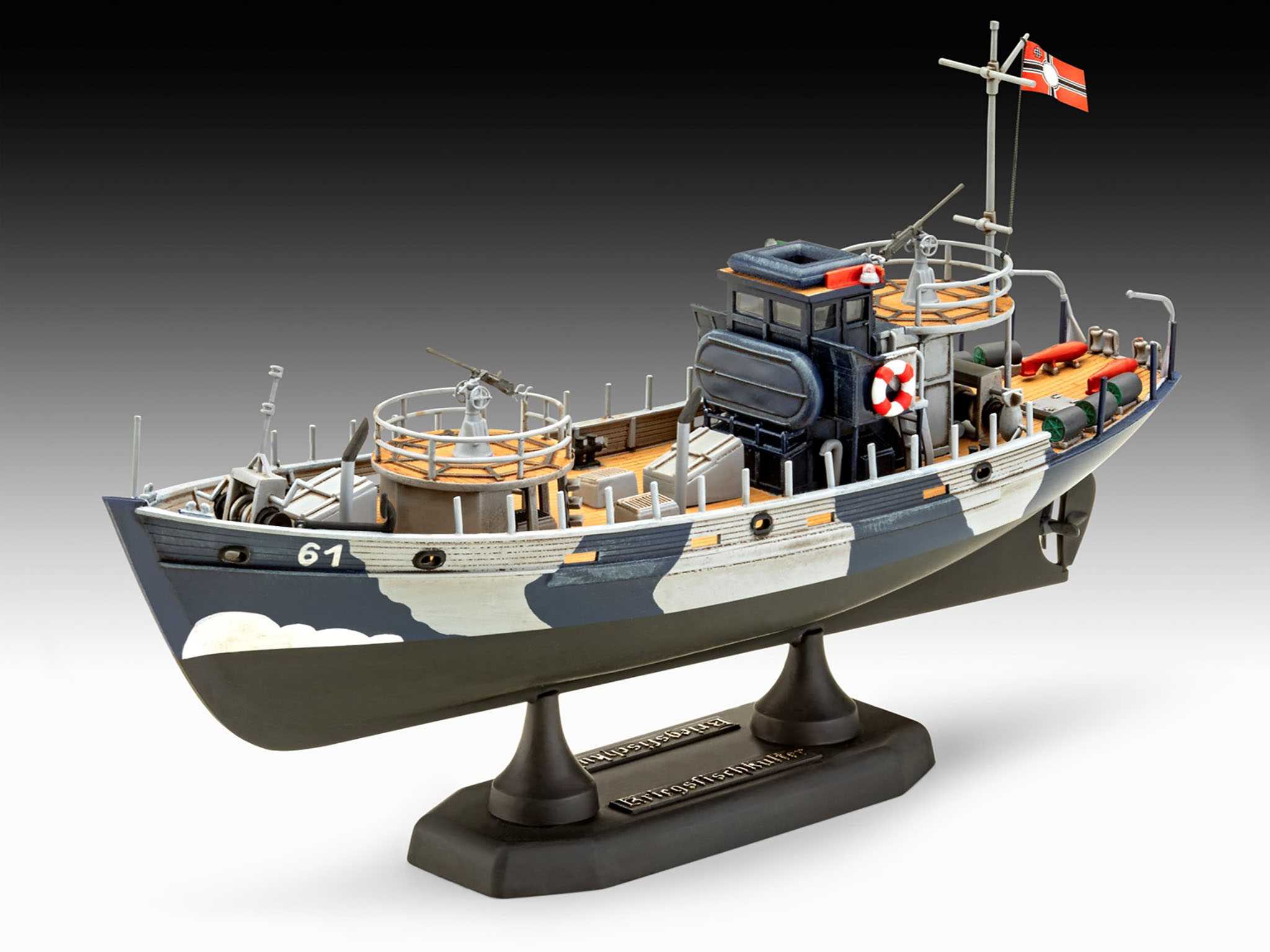 Set lodi - KFK (Kriegsfischkutter) (Revell 1:144)