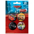 Placka set - Auta 3 - 4x38mm