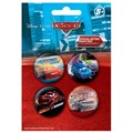Placka set - Auta 4 - 4x38mm