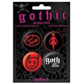 Placka set - Gothic - 4x38mm