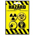 Placka set - Hazard - 4x38mm