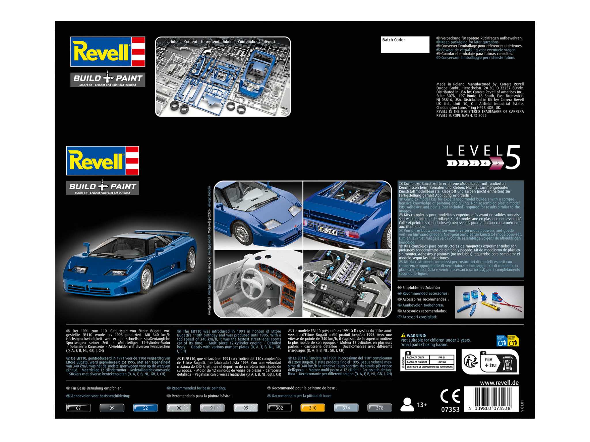 Bugatti EB110 (Revell 1:24)