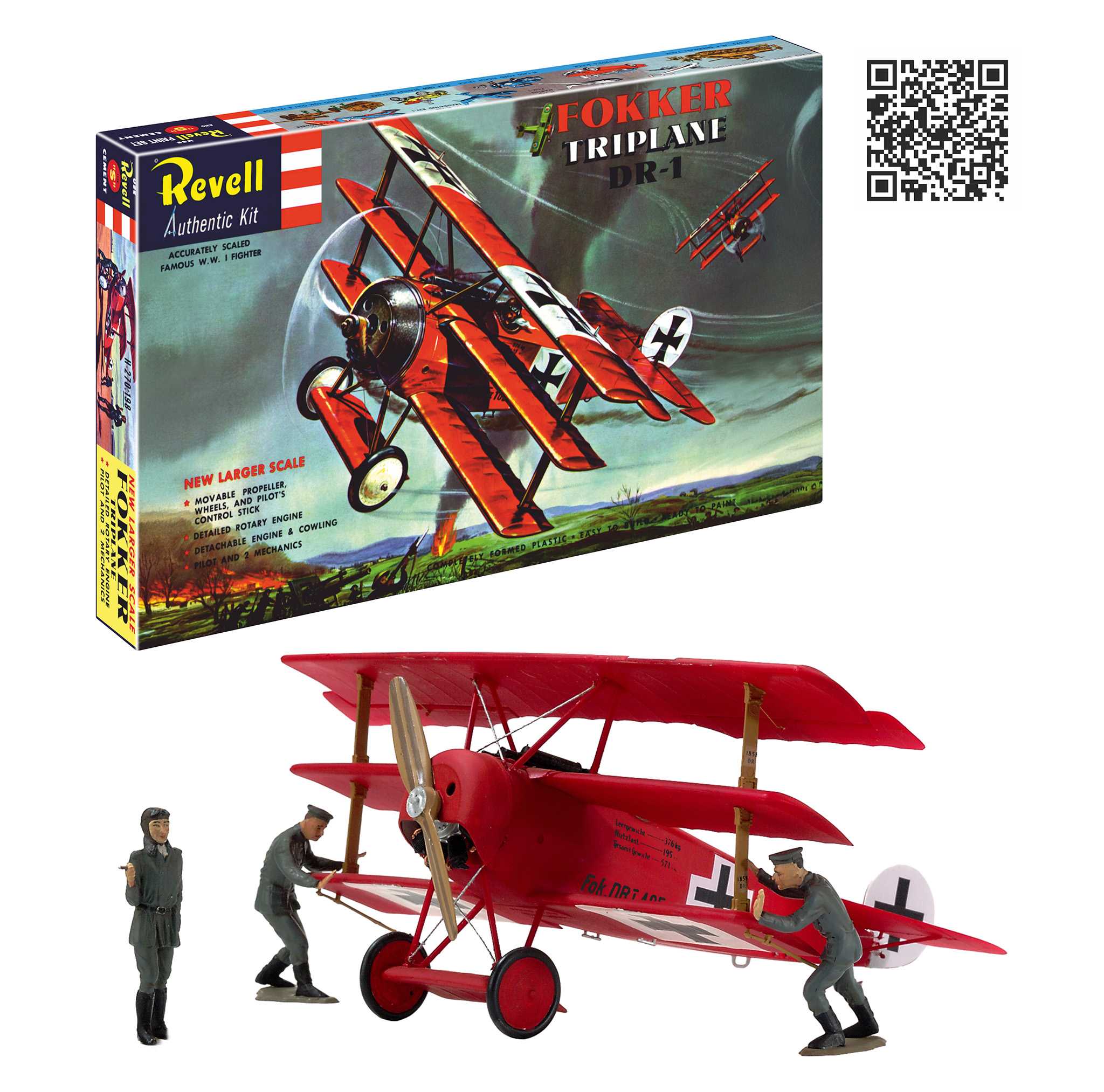 Fokker Triplane DR.1 - 75 Years Plastic Modelling (1:28)