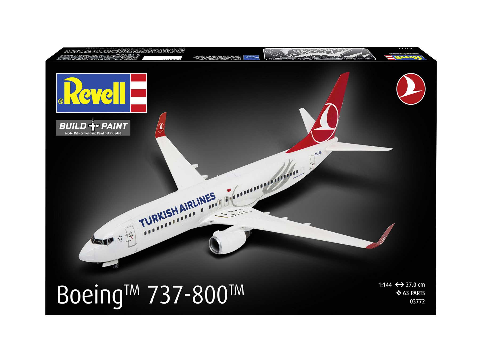 Boeing 737-800 "Turkish Airlines" (1:144)