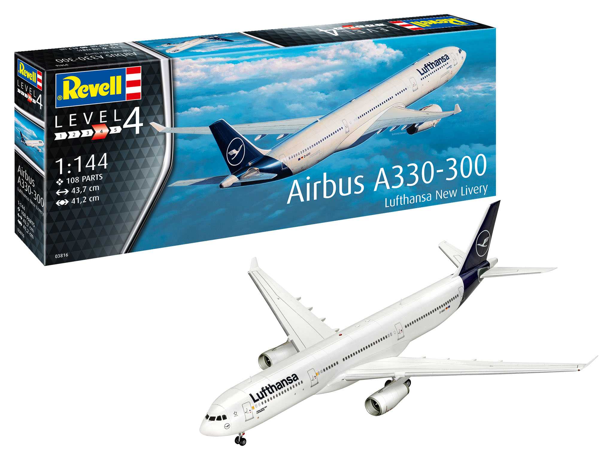 Airbus A330-300 - Lufthansa "New Livery" (Revell 1:144)