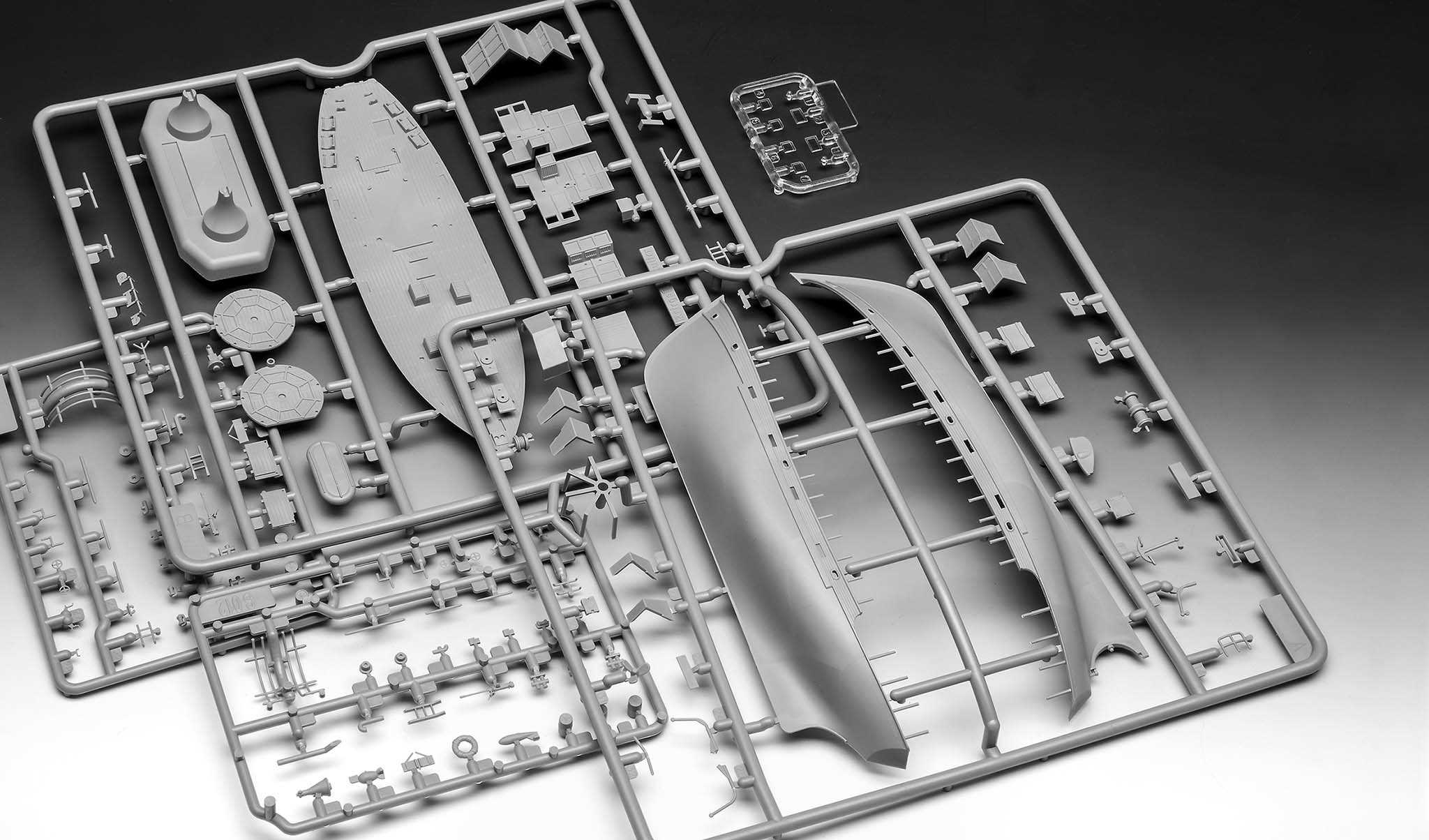 Loď KFK (Kriegsfischkutter) (Revell 1:144)