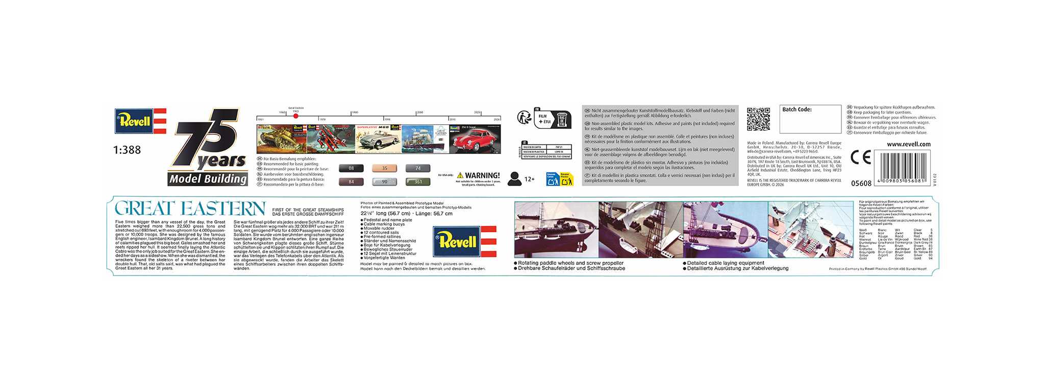 Great Eastern - 75 Years Plastic Modelling (1:388)