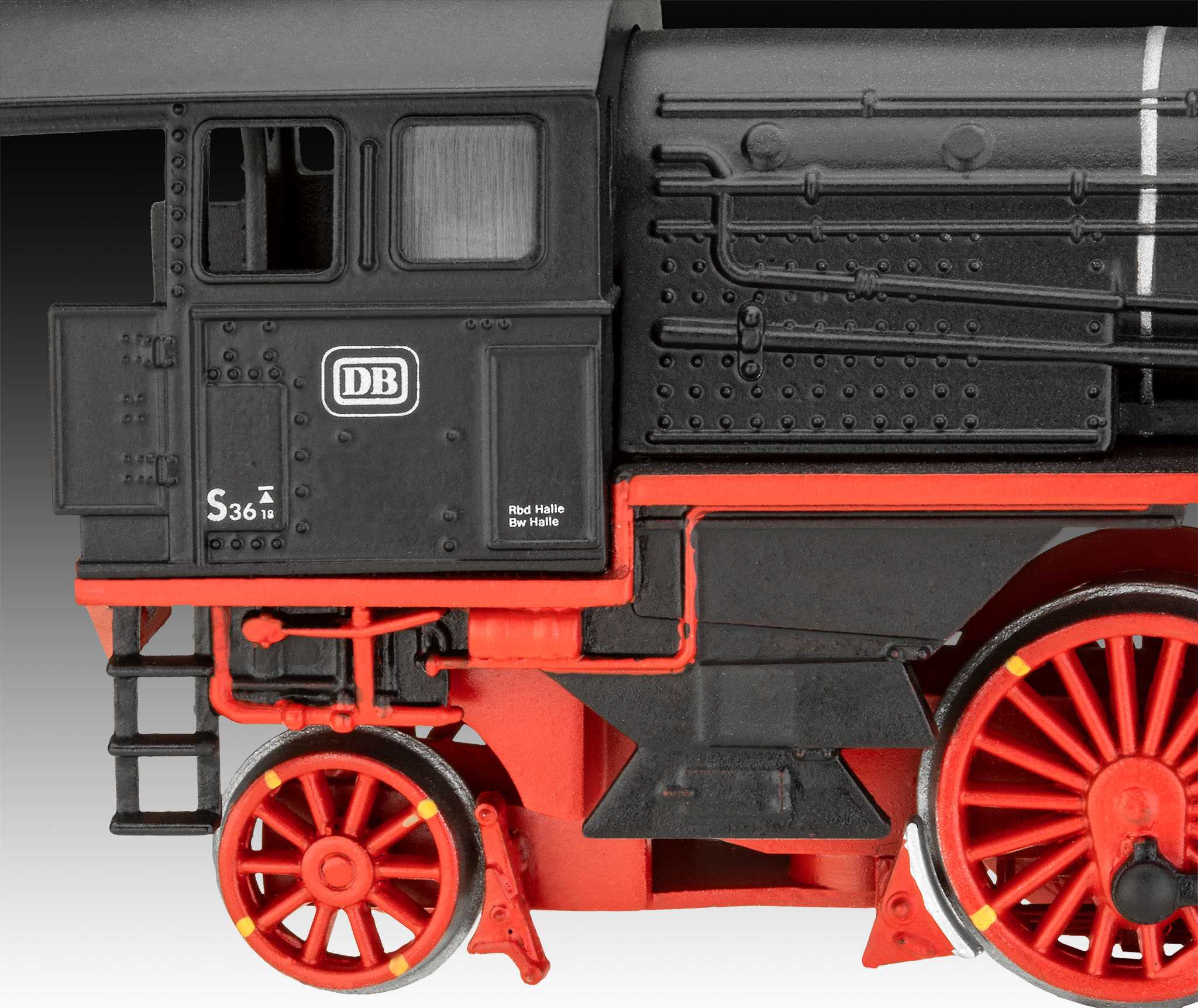 Express locomotive S3/6 BR18(5) with Tender 2‘2’T (Revell 1:87)