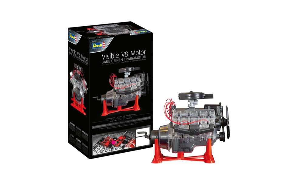 1:4 Visible V-8 Engline