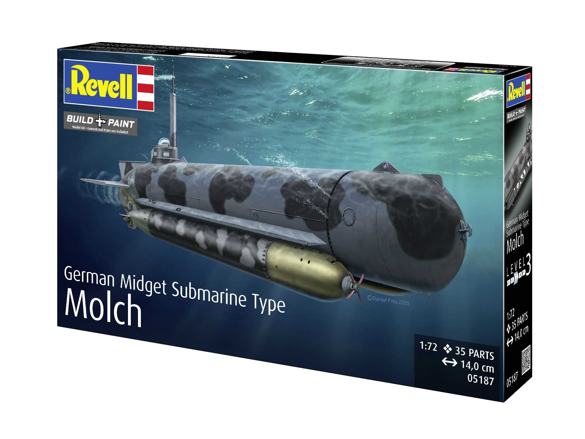 German Midget Submarine Type Molch (1:72)