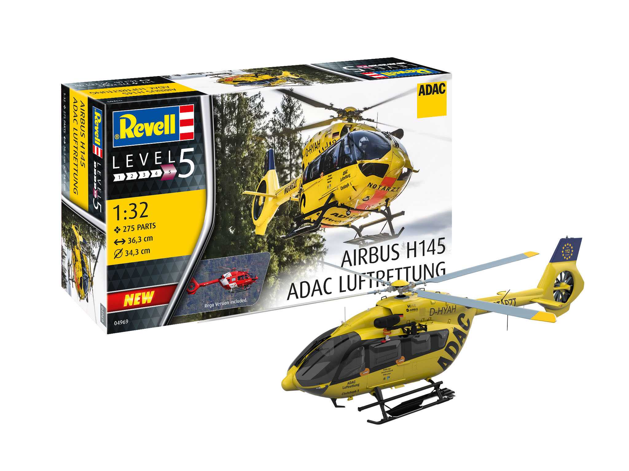 Vrtulník H145 "ADAC/REGA" (Revell 1:32)