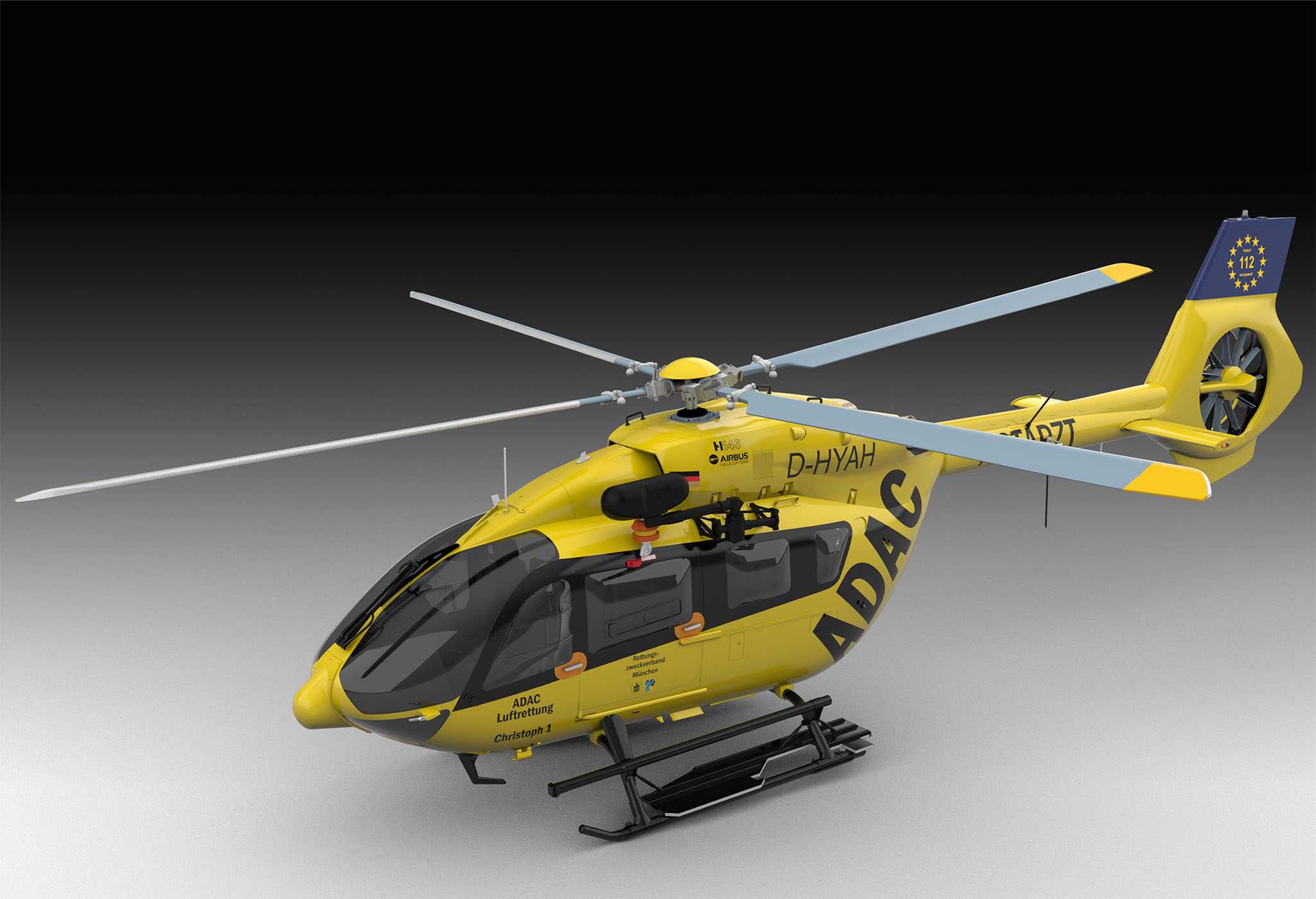 Vrtulník H145 "ADAC/REGA" (Revell 1:32)