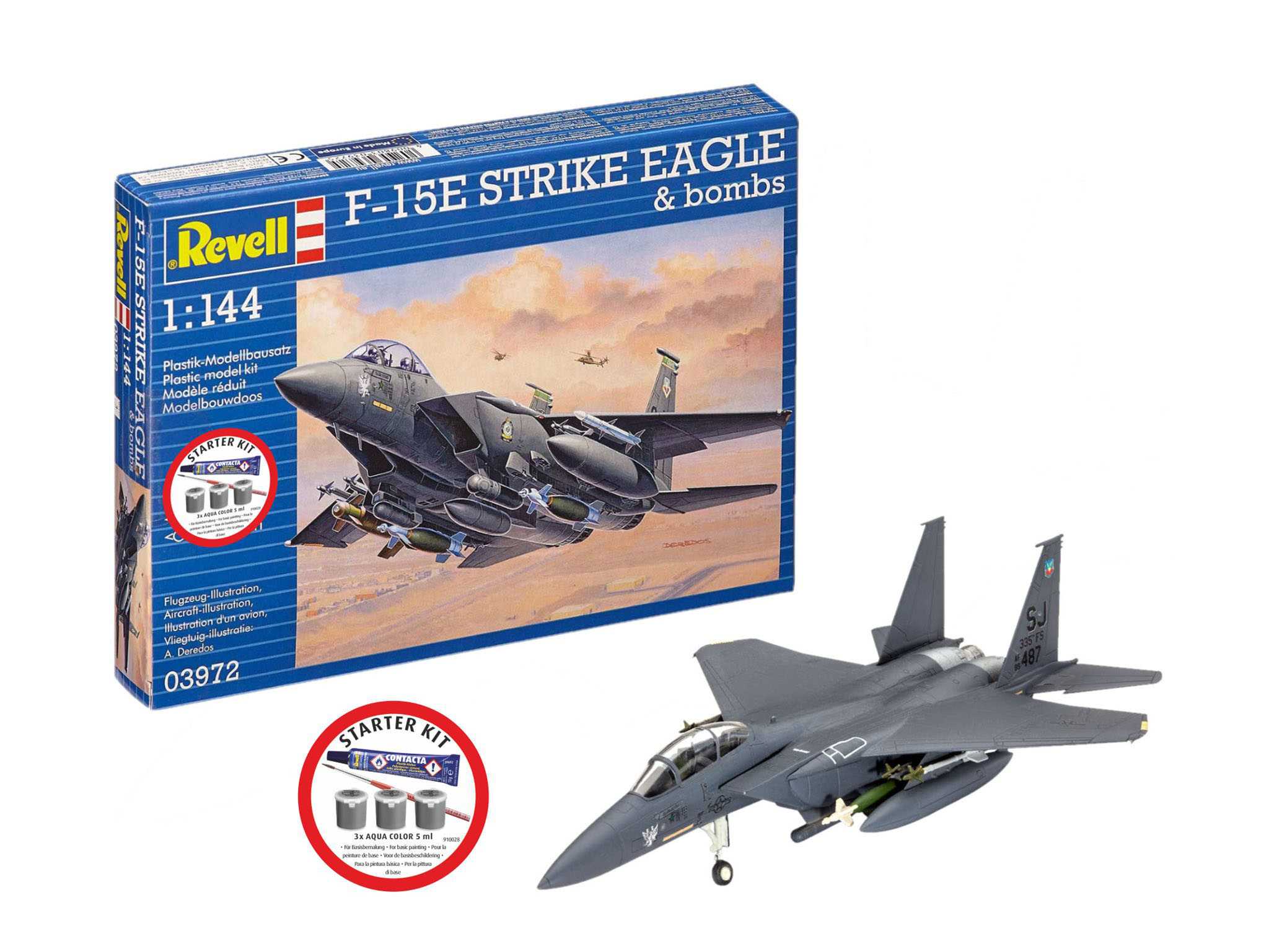 Set - F-15E Strike Eagle & bombs (1:144)