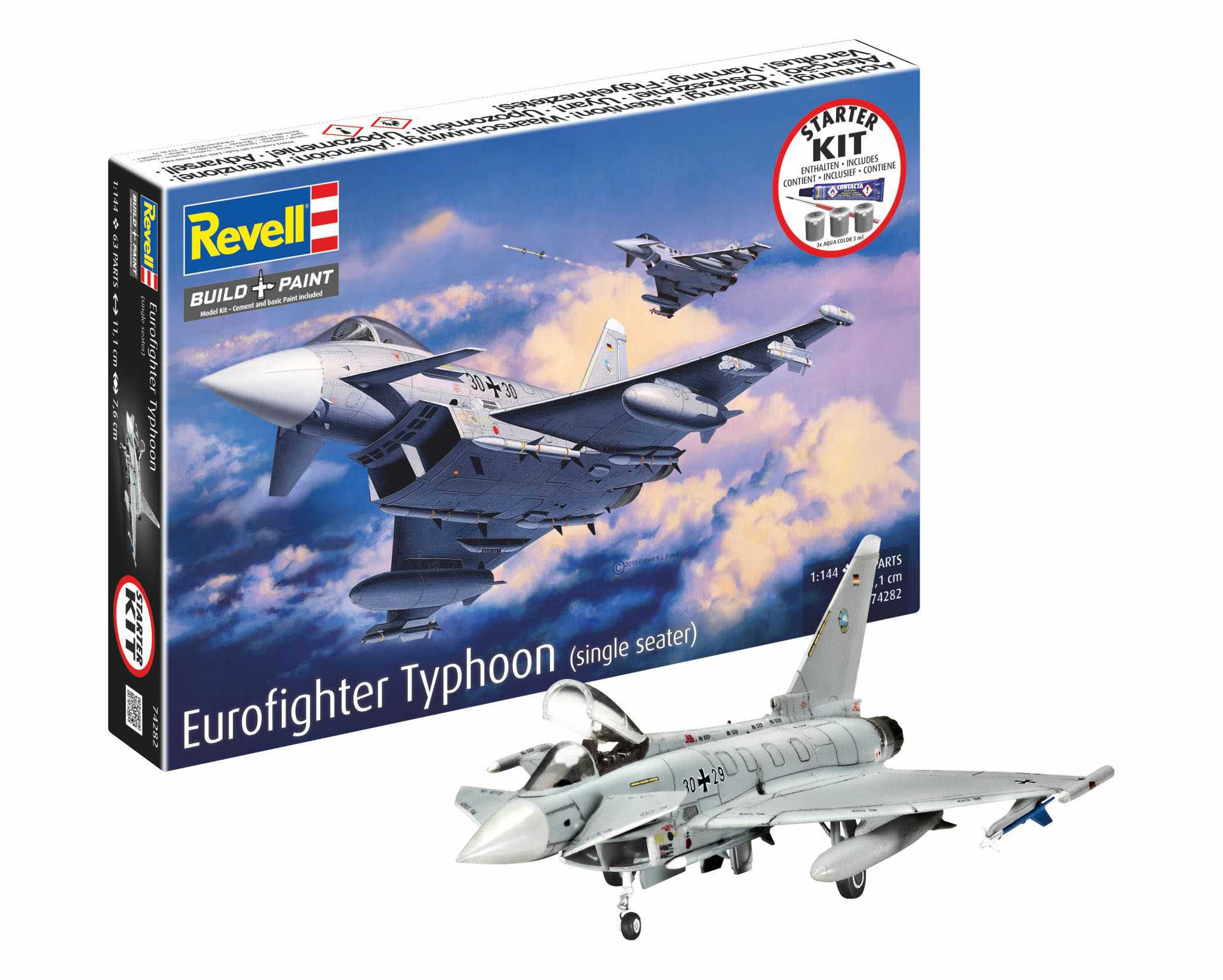 Starter Kit - Eurofighter Typhoon (single seater) (1:144)