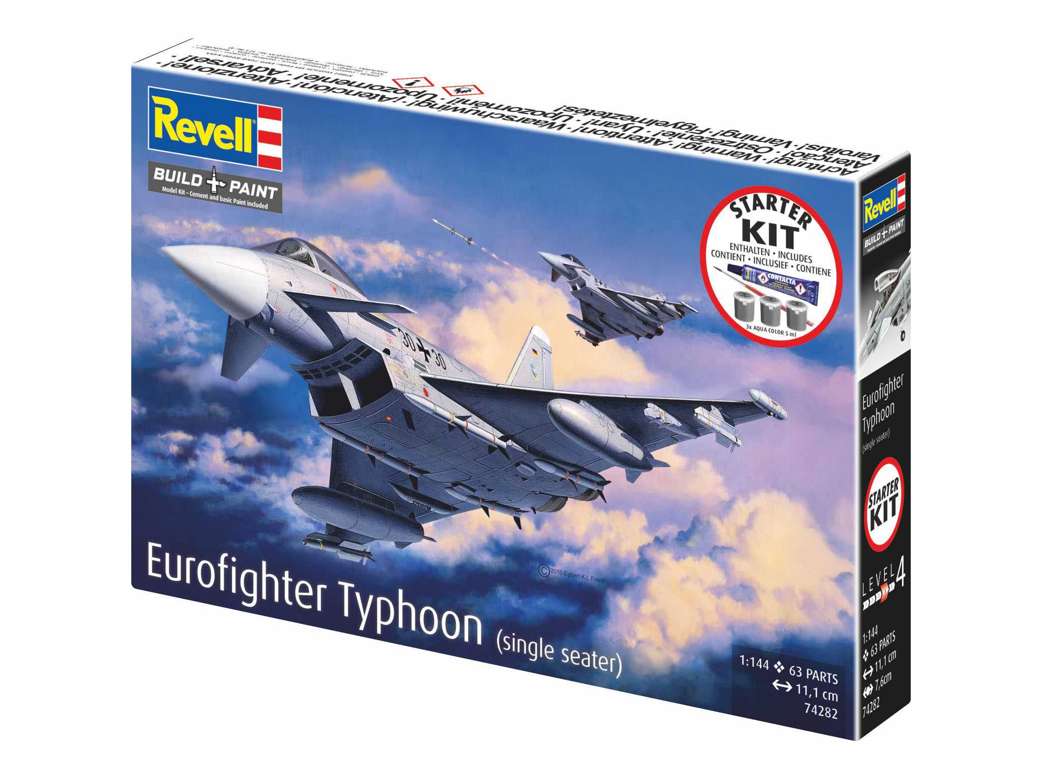 Starter Kit - Eurofighter Typhoon (single seater) (1:144)
