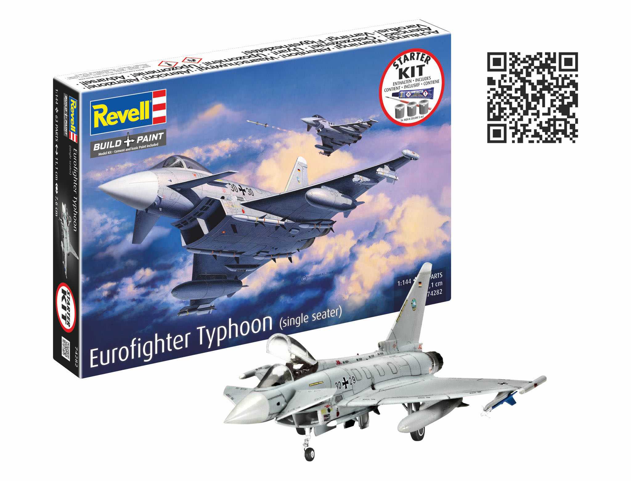 Starter Kit - Eurofighter Typhoon (single seater) (1:144)