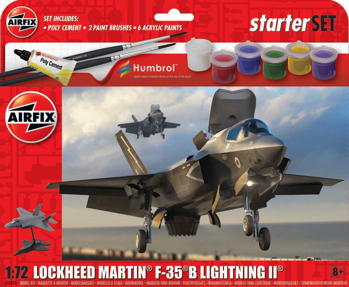 Starter Set letadlo Lockheed Martin F-35B Lightning II (1:72)