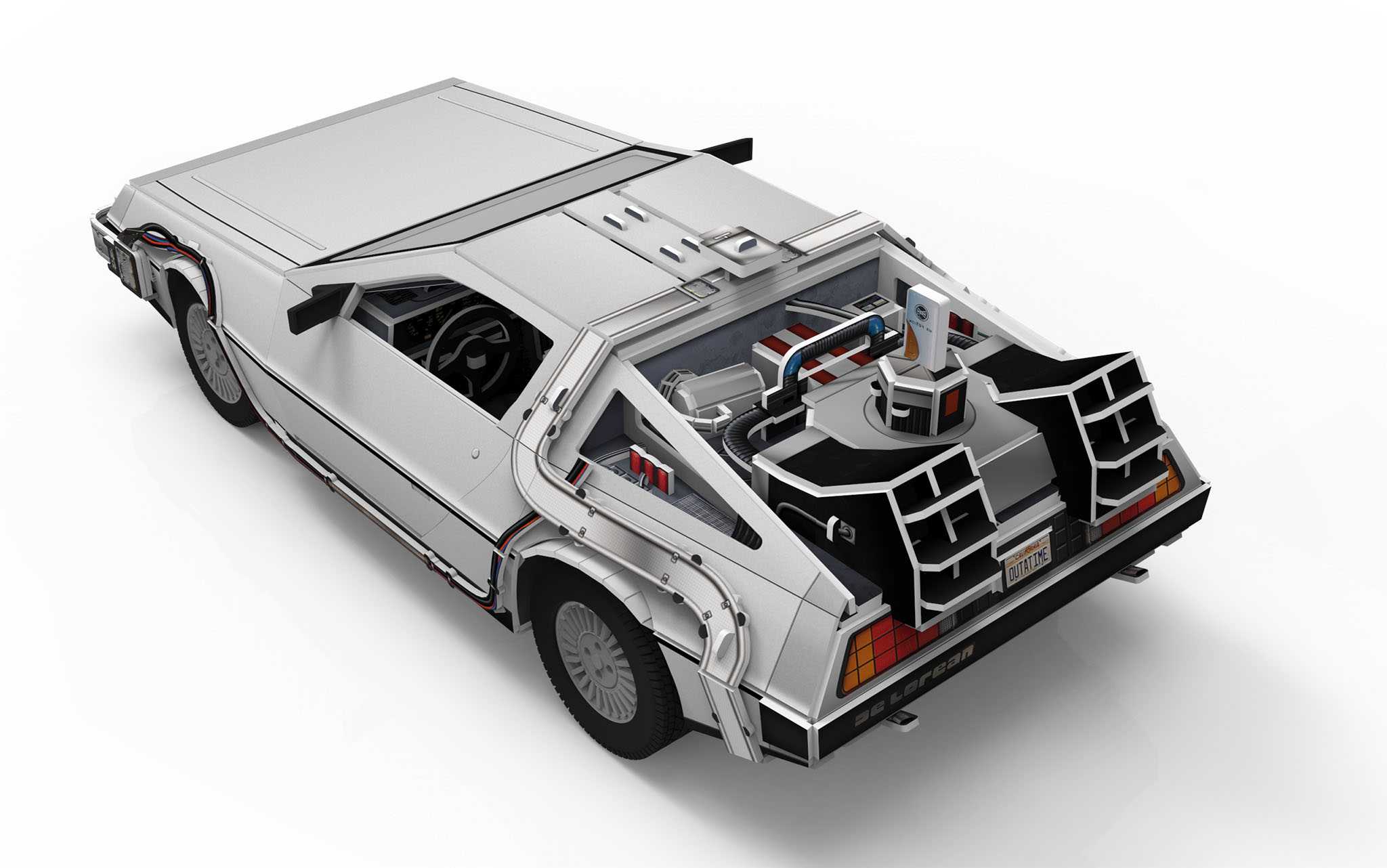 3D Puzzle REVELL 00221 - DeLorean "Back to the Future"