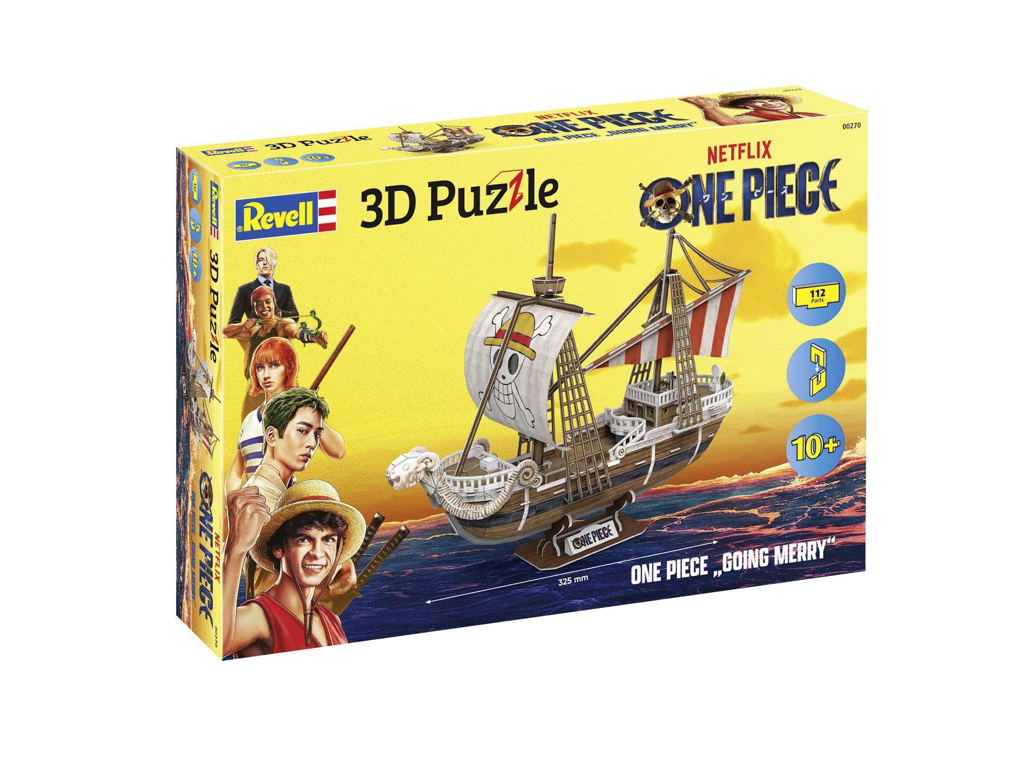 3D Puzzle REVELL 00270 - One Piece Flying Lamb/ Going Merry 18-00270