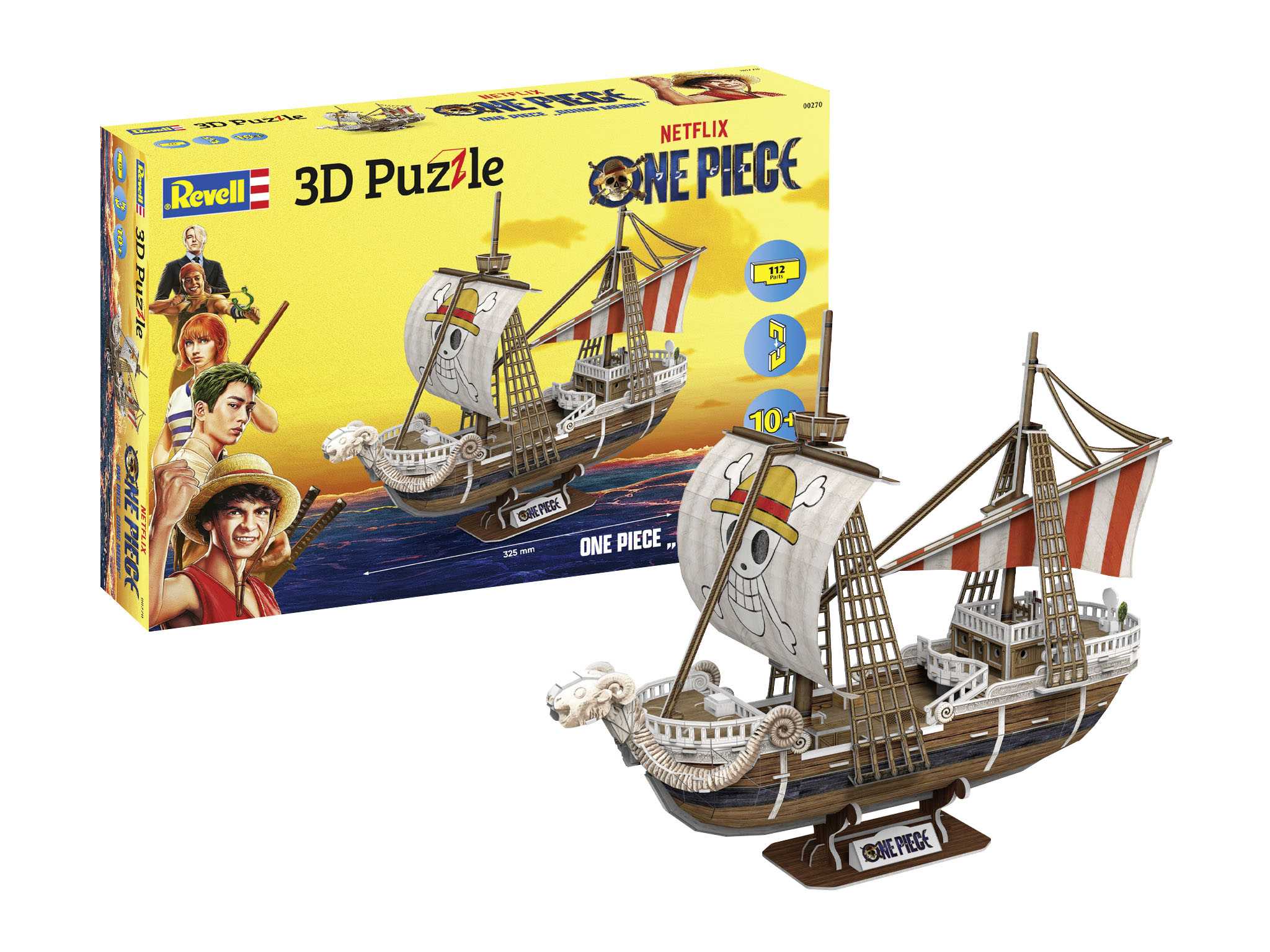 3D Puzzle REVELL 00270 - One Piece Flying Lamb/ Going Merry