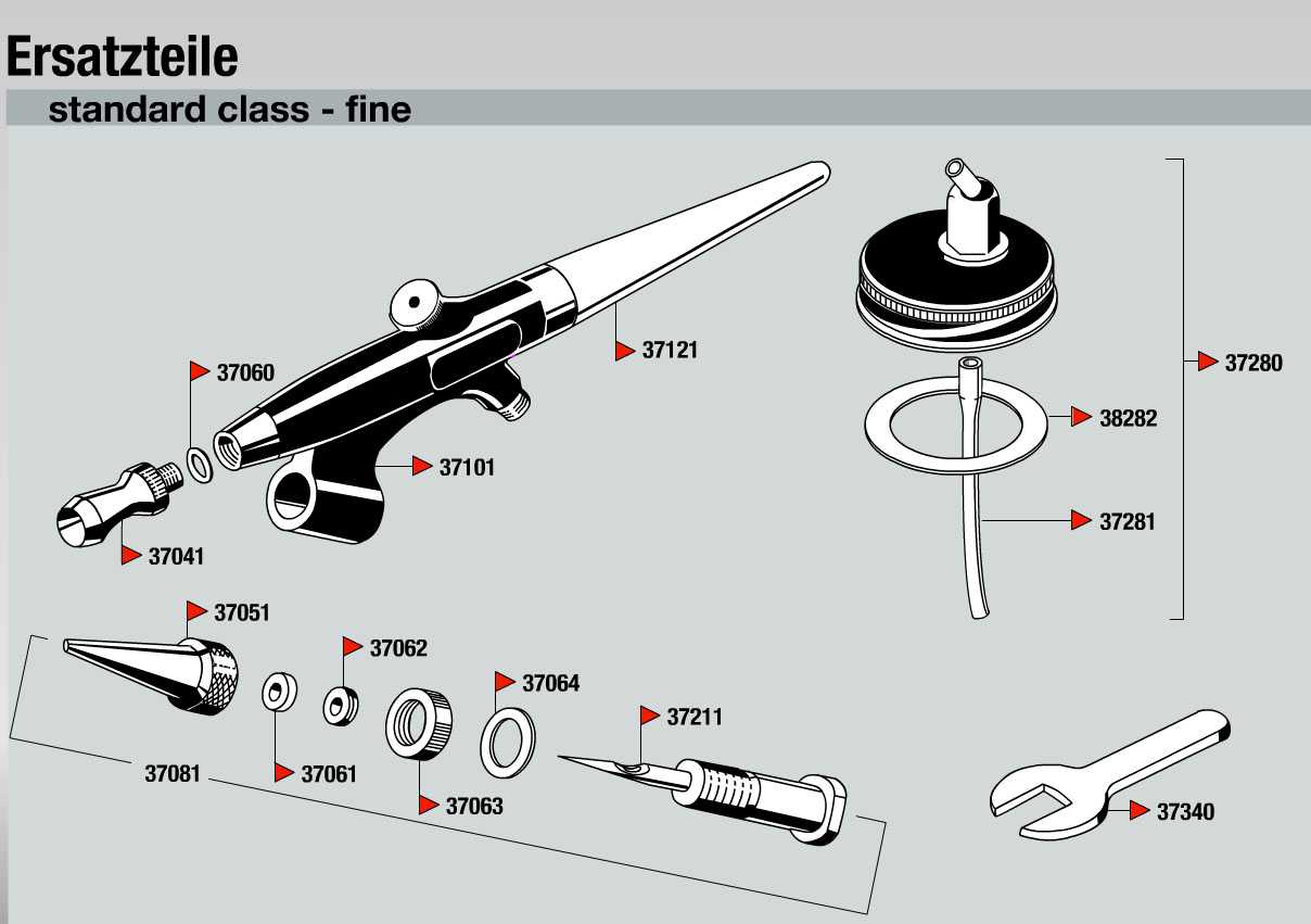 Airbrush Spray Gun 39101 - standard class