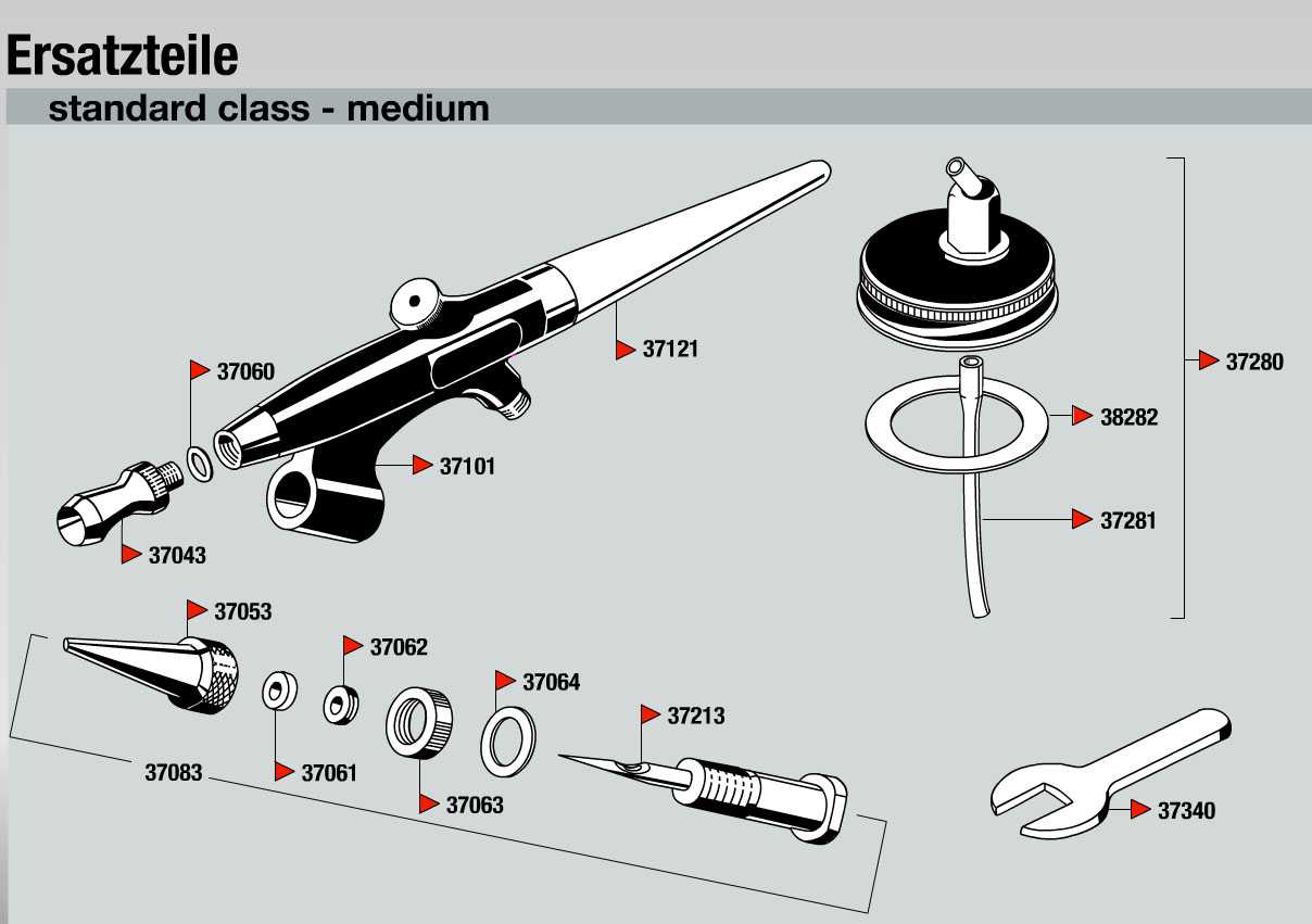 Airbrush Spray Gun 39101 - standard class