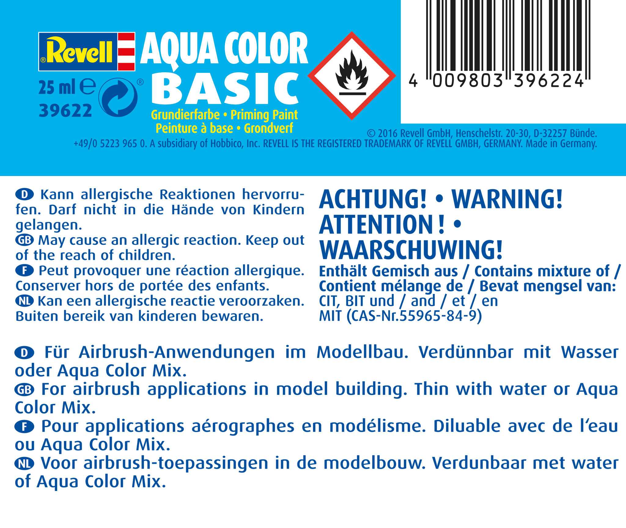 Aqua Color Basic 39622 - podkladová barva 25ml