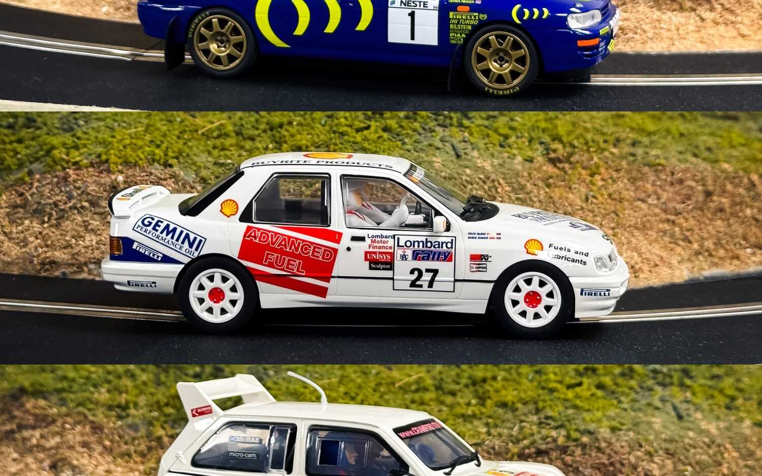 Autíčka Rally SCALEXTRIC C4612A - Colin McRae Triple Pack (1:32)